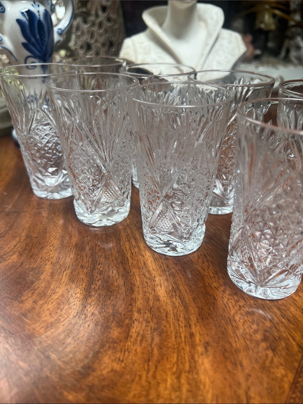 Set of 8 shots glasses. OVER 24% LEAD CRYSTAL — HAND MADE — U.S.S.R.” - Picture 6 of 7